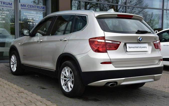 BMW X3 cena 72900 przebieg: 125700, rok produkcji 2013 z Łódź małe 301